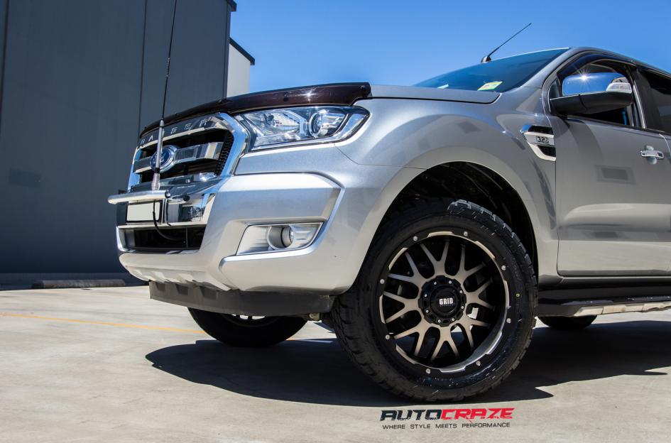 FORD RANGER GD02 MATTE BLACK MACHINED FACE